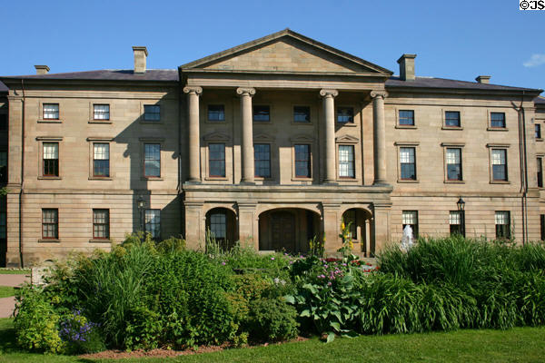 Province House (1847) legislative building of Prince Edward Island. Charlottetown, PE.
