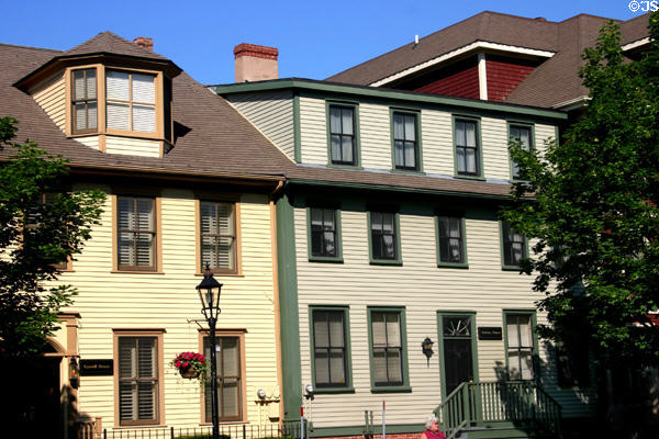 John Carroll (before 1863) & Hugh Perkins (1843) homes (64 & 62 Great George St.). Charlottetown, PE.