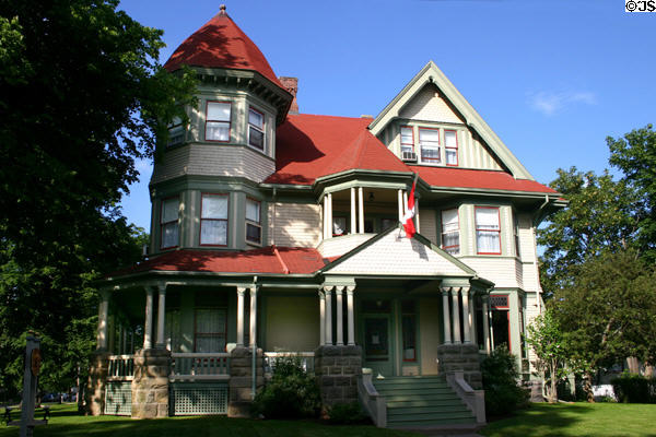 James Eden house (1897) (12 West St.). Charlottetown, PE. Style: Queen Anne. Architect: C.B. Chappell.