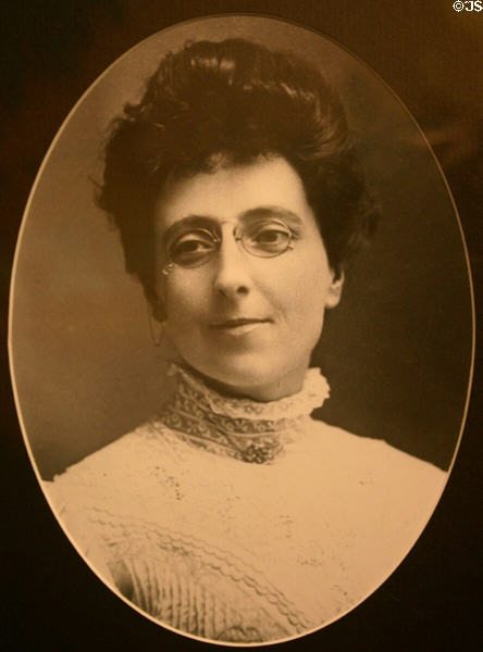 Photo of Lucy Maude Montgomery (1911) the year she married Rev. Ewan Macdonald. Cavendish, PE.