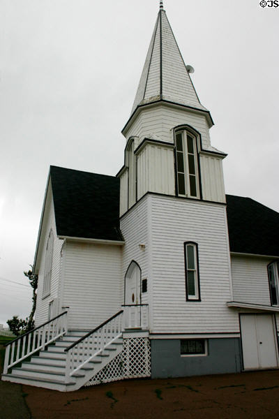 Cavendish United Church of Canada (1901) originally a Presbyterian church where L.M. Montgomery worshipped. Cavendish, PE.