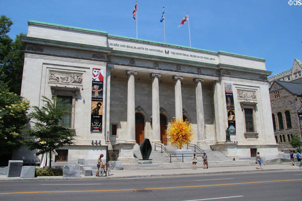 Montreal Museum of Fine Arts classical building (1912). Montreal, QC. Architect: Edward Maxwell & William Sutherland Maxwell.