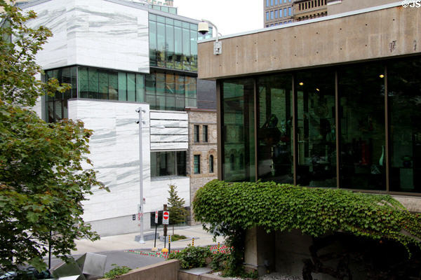 More recent wings of Montreal Museum of Fine Arts. Montreal, QC.