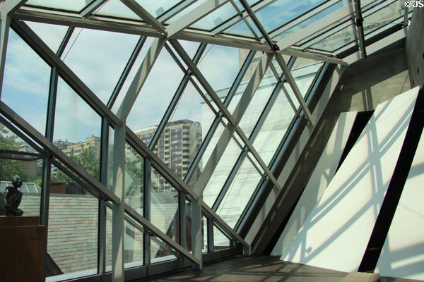 Atrium of Montreal Museum of Fine Arts addition. Montreal, QC.