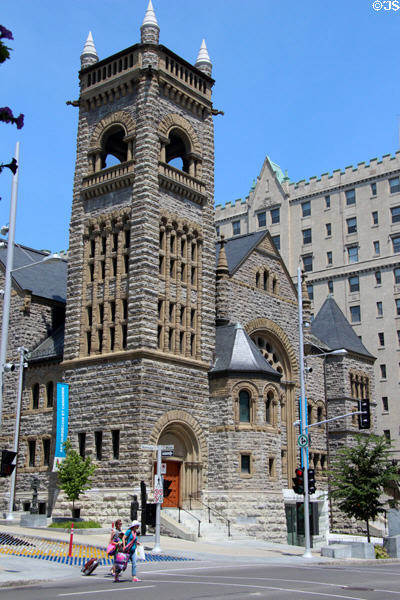 Heritage church incorporated into Montreal Museum of Fine Arts complex (2011) (formerly Erskine & American United Church). Montreal, QC.