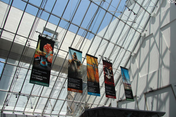 Safdie's skylight at Montreal Museum of Fine Arts. Montreal, QC.