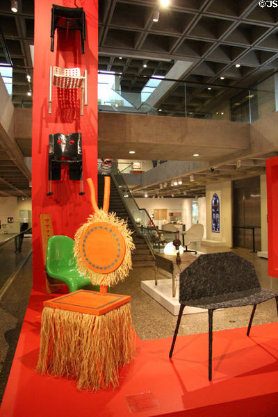 Collection of chairs at Montreal Museum of Fine Arts. Montreal, QC.