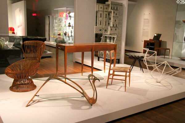 Furniture collection at Montreal Museum of Fine Arts. Montreal, QC.