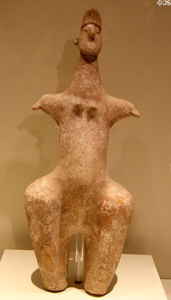 Terracotta steatopygous female figure (12th-11thC BCE) from Marlik, Iran at Montreal Museum of Fine Arts. Montreal, QC.