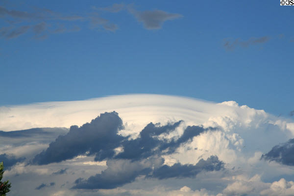 Clouds over Saskatchewan prairie. SK.