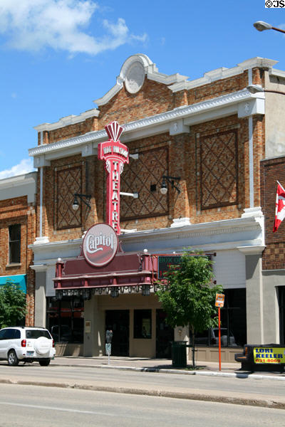 Former Capitol 3 Theatre (217 Main St. N.) now cultural centre. Moose Jaw, SK.