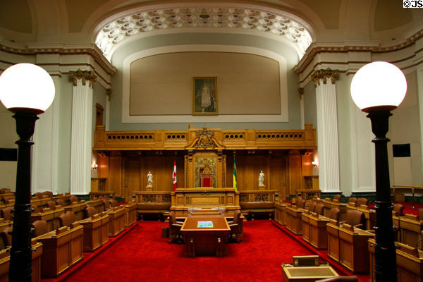 Saskatchewan Legislative Assembly Chamber. Regina, SK.