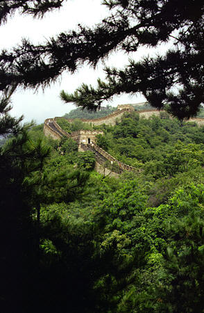 Great Wall of China at Mutianyu. China.