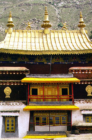 Building in Sera Monastery, Tibet. China.