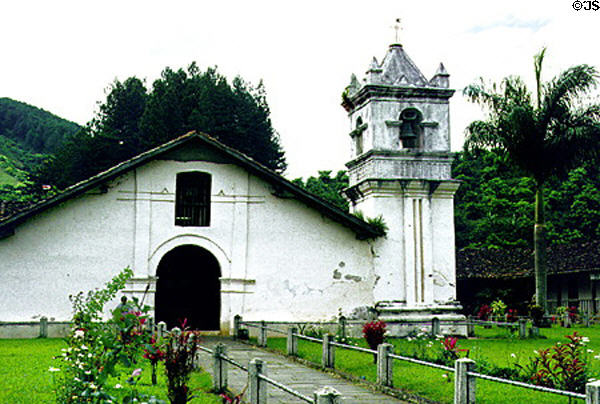 Church in Orosi built in the first half of the 18th century. Costa Rica.