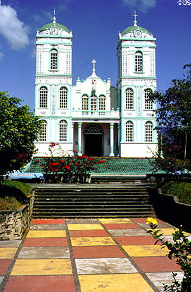 Church in Sarchí. Costa Rica.