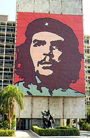 Che Guevara poster in Havana. Cuba.