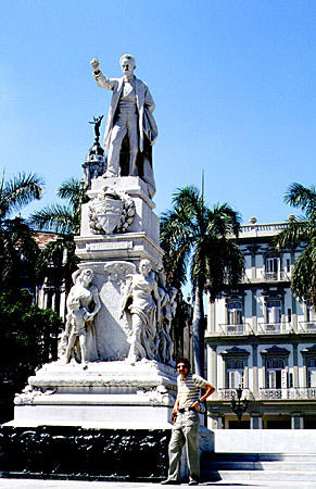 Marti statue in Parque Central, Havana. Cuba.
