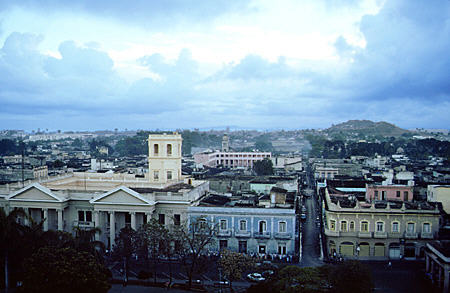 Overview of Villa Clara & Parque Vidal. Cuba.