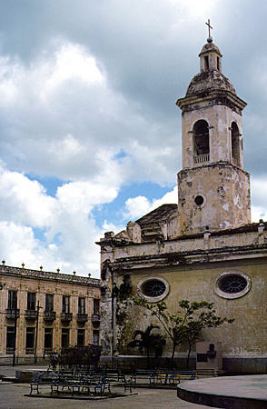 Cathedral in Sagua la Grande. Cuba.