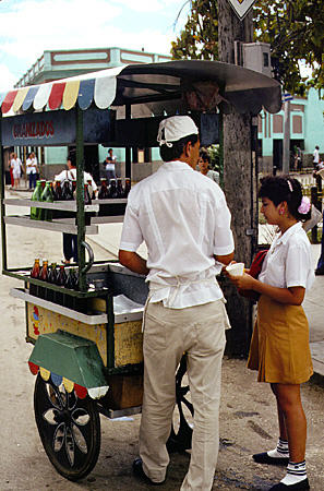 Pop vendor in Sagua la Grande. Cuba.