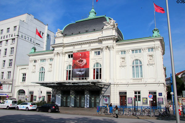German Theater (Deutsches Schauspielhaus) (1899-1900) in St. Georg Quarter behind main rail station. Hamburg, Germany. Architect: Ferdinand Fellner, Hermann Helmer.
