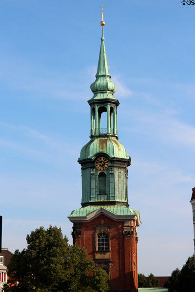 Trinity Church (Dreieinigkeits Kirche) aka St George's Church (1734, rebuilt 1957). Hamburg, Germany. Architect: Heinz Graaf 1957.