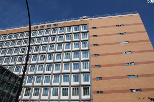 Sofitel building on Alter Wall street near City Hall. Hamburg, Germany.