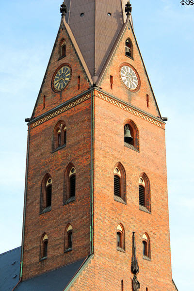 Tower of St Peter's Church (1878). Hamburg, Germany.