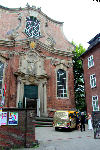 Baroque church of St. Joseph (1718-21) in Reeperbahn. Hamburg, Germany.