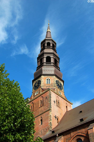 St Catherine's Church tower (original 1659, rebuilt 1951). Hamburg, Germany.