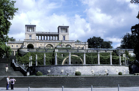 New Orangery (Neue Orangerie) (1851-60) in Sanssouci garden. Potsdam, Germany. Style: Italian Renaissance.