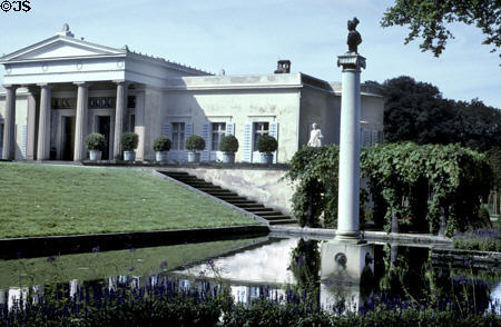 Schloss Charlottenhof (1826-9). Potsdam, Germany. Style: Italian Villa. Architect: Karl Friedrich Schinkel.