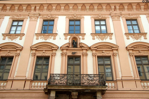 Heritage mansion on Kardinal-Faulhaber-Straße. Munich, Germany.