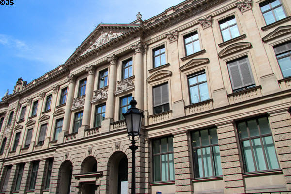 Bayerische Staatsbank building on Kardinal-Faulhaber-Straße. Munich, Germany.