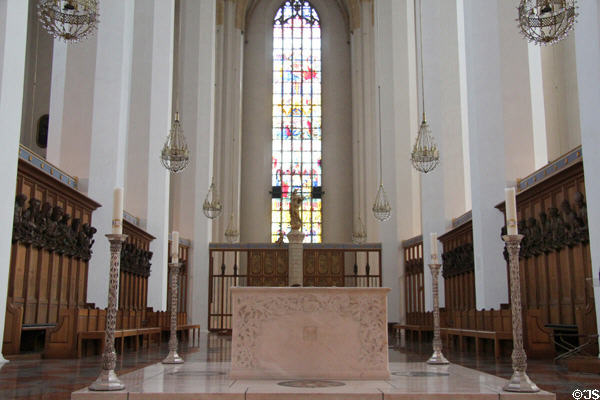 High altar of Frauenkirche. Munich, Germany.
