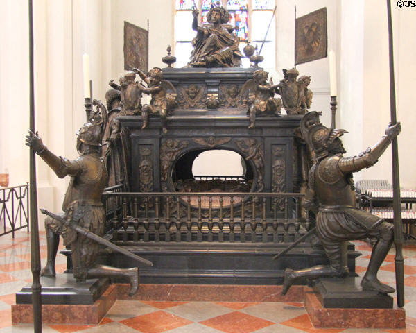Kaiser Ludwig IV of Bavaria (1282-1347) cenotaph at Frauenkirche. Munich, Germany.