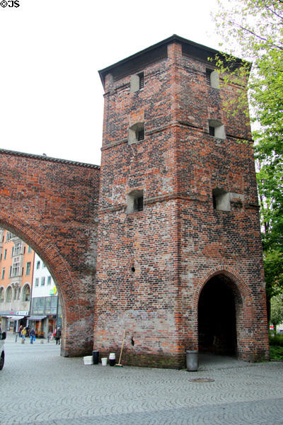 Tower of Sendling Tor gate (14thC). Munich, Germany.