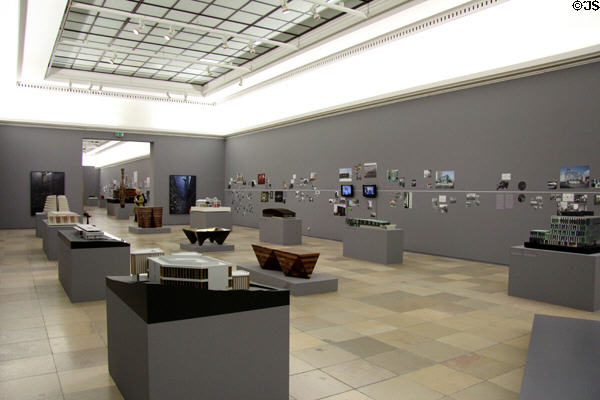 Architectural exhibition at Haus der Kunst. Munich, Germany.