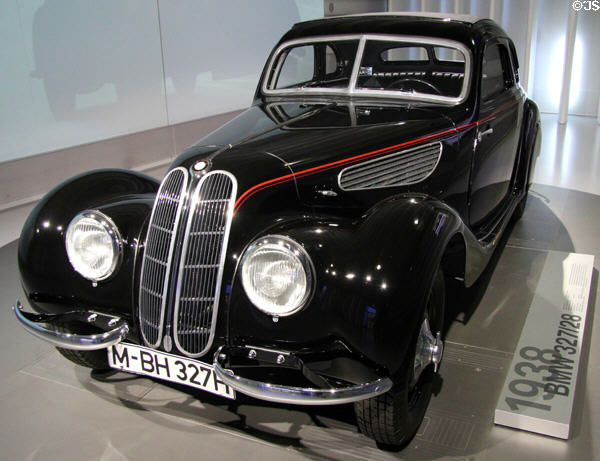 BMW 327/28 coupé (1938-40) at BMW Museum. Munich, Germany.