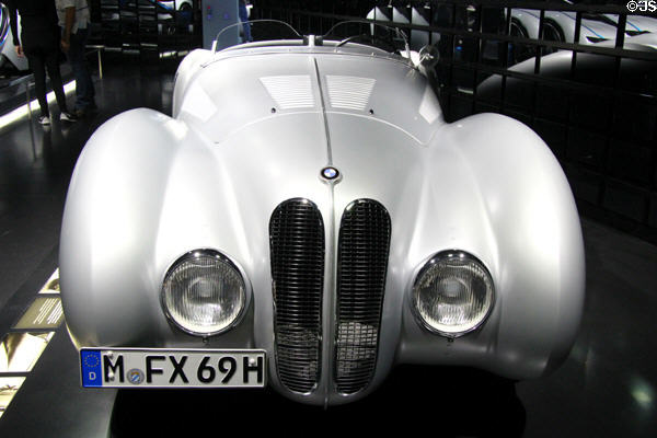 BMW 328 Mille Miglia roadster (1939) at BMW Museum. Munich, Germany.
