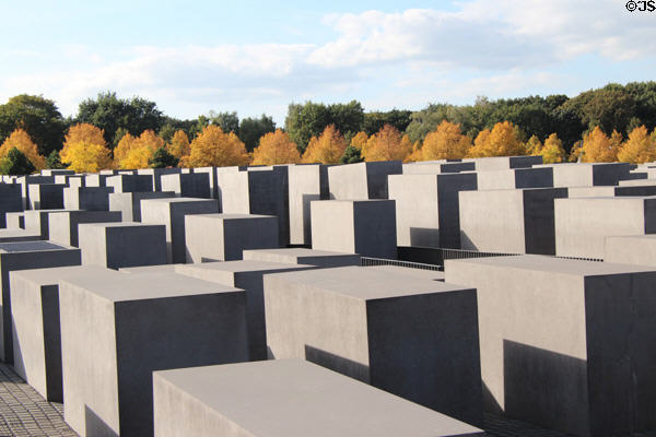 Monument to Murdered Jews of Europe conveys vastness. Berlin, Germany.