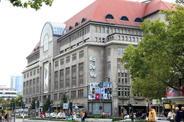 Ka De We (Kaufhaus des Westens) department store on Tauentzienstraße. Berlin, Germany.