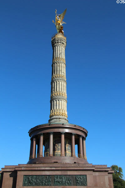 Victory Column (Siegessäule) (1864) commemorates Prussian victory in Second Schleswig War. Berlin, Germany. Architect: Heinrich Strack, Friedrich Drake, Anton von Werner.