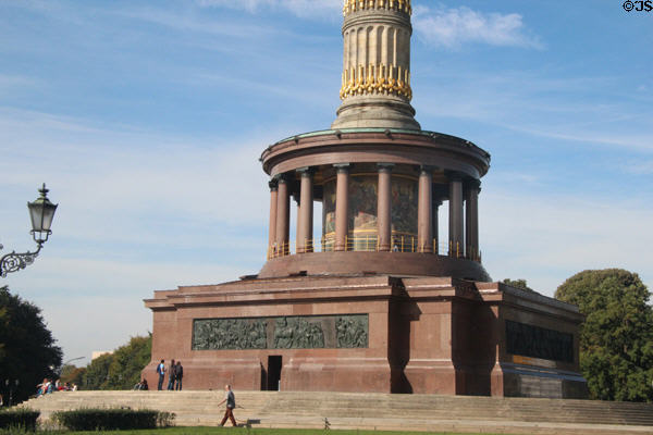 Base of Victory Column. Berlin, Germany.