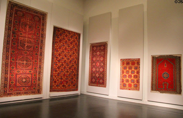 Collection of Persian carpets at Pergamon Museum. Berlin, Germany.