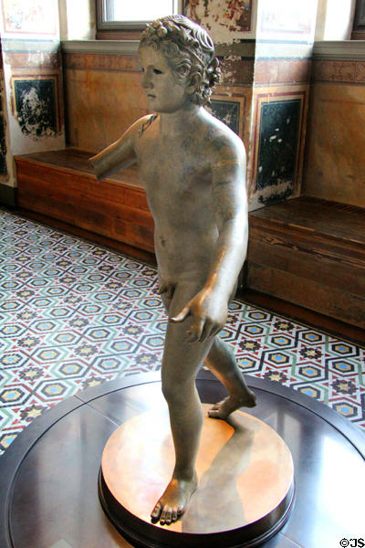Xanten youth Roman-era sculpture (1stC CE) at Neues Museum. Berlin, Germany.