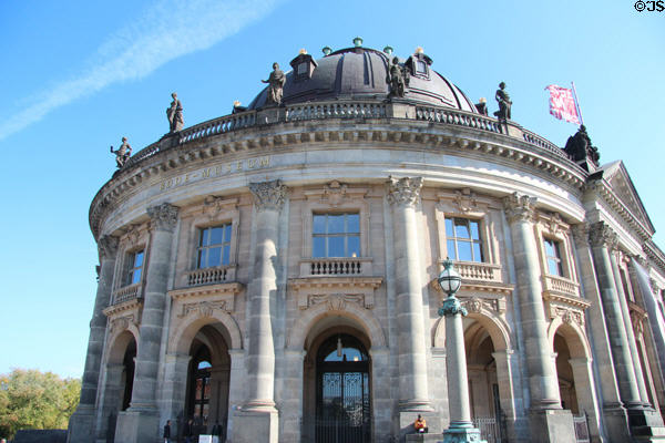 Bode Museum (1904) displays State Museums of Berlin sculpture collection. Berlin, Germany. Architect: Ernst Eberhard von Ihne.