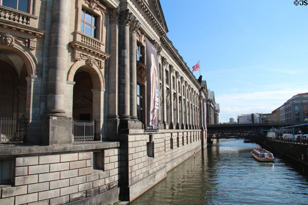 Canal alongside Bode Museum. Berlin, Germany.