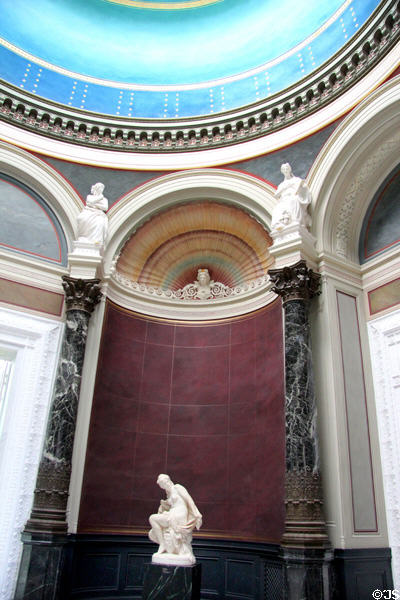 Sculptures within main dome of Alte Nationalgalerie. Berlin, Germany.